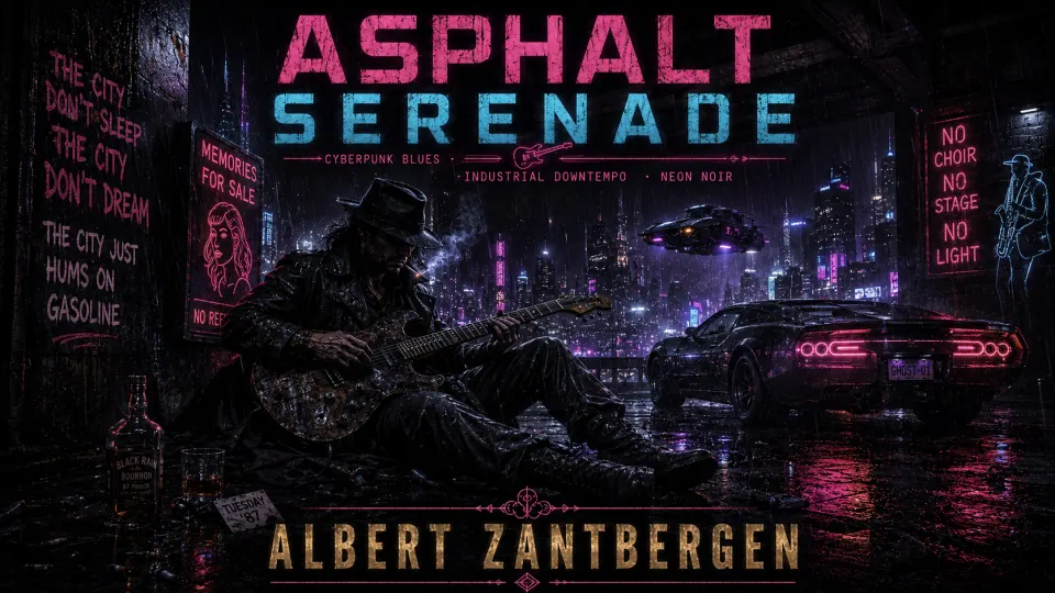 Cover for Asphalt Serenade by Albert Zantbergen