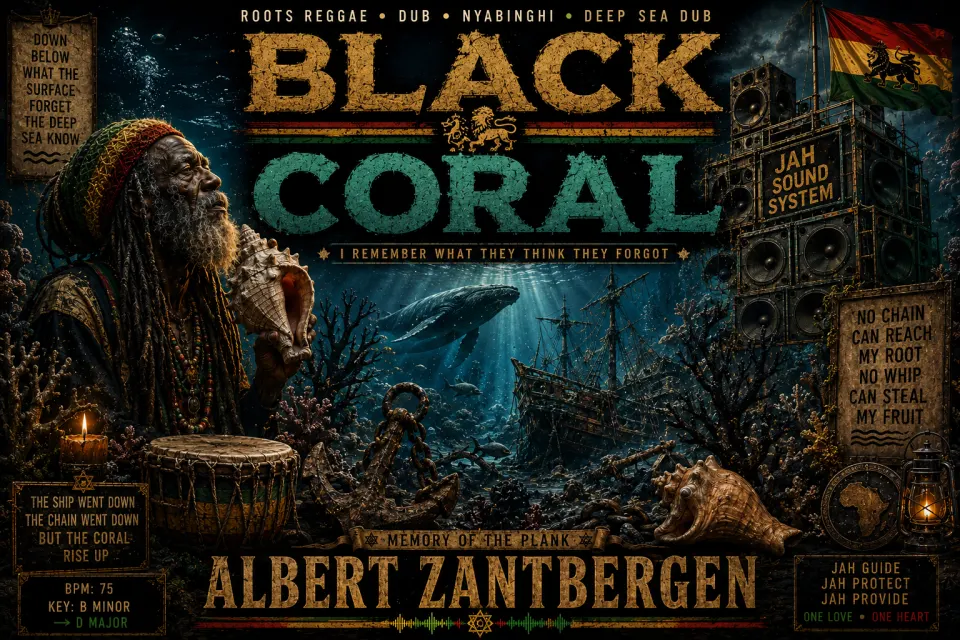Cover van Black Coral door Albert Zantbergen