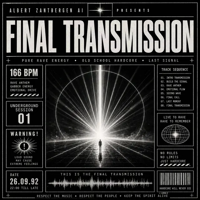 Cover for Final Transmission by Albert Zantbergen