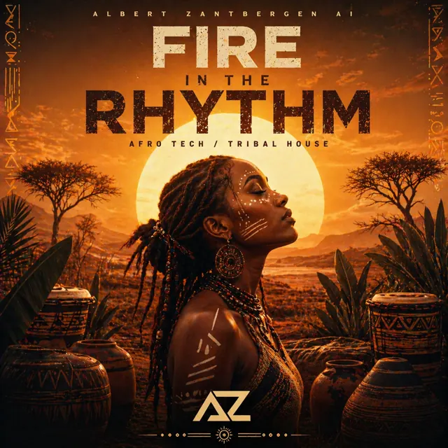 Cover for Fire in the Rhythm by Albert Zantbergen