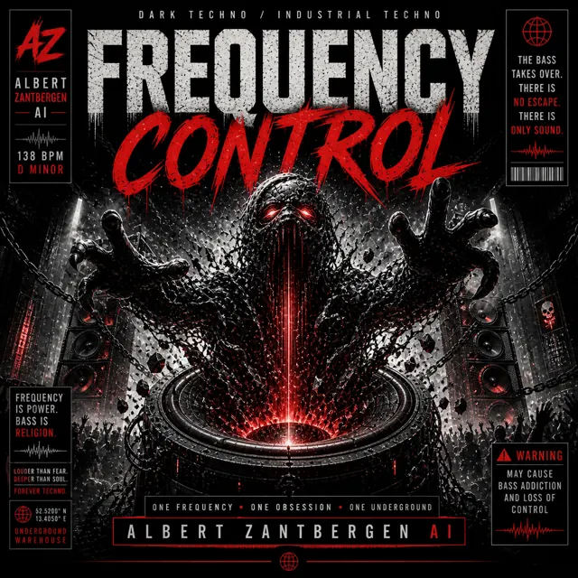 Cover for Frequency Control by Albert Zantbergen
