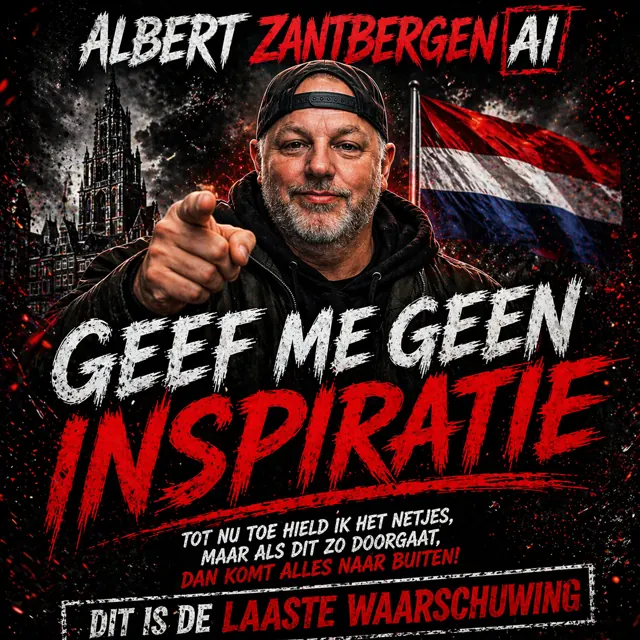 Cover van Geef Me Geen Inspiratie door Albert Zantbergen