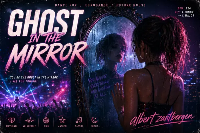 Cover van Ghost in the Mirror door Albert Zantbergen