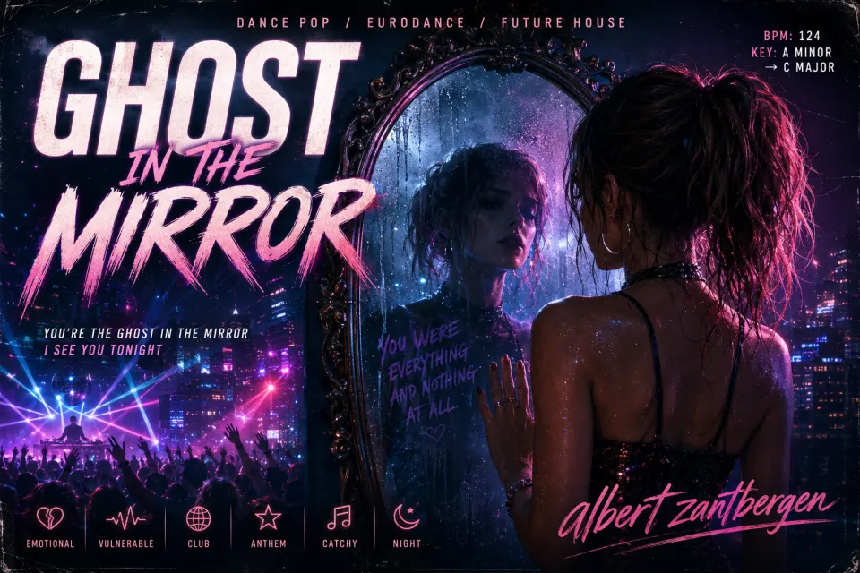 Cover van Ghost in the Mirror door Albert Zantbergen