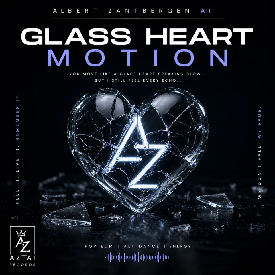 Cover von Glass Heart Motion von Albert Zantbergen