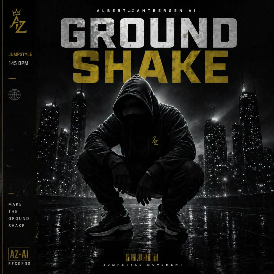 Cover van Ground Shake door Albert Zantbergen AI