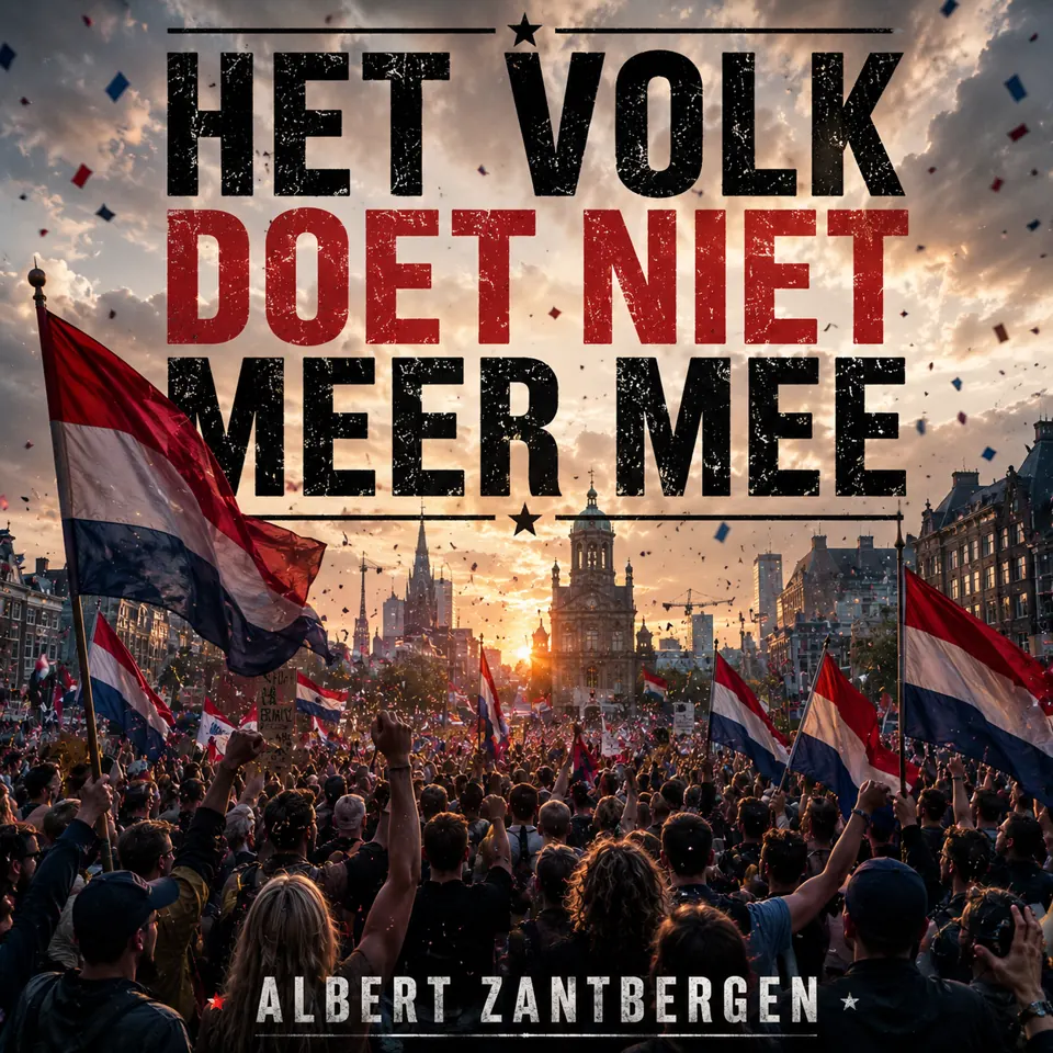 Cover van Het Volk Doet Niet Meer Mee door Albert Zantbergen