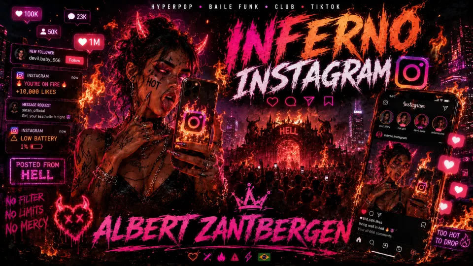Cover van Inferno Instagram door Albert Zantbergen