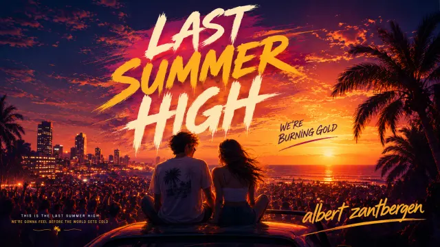 Cover van Last Summer High door Albert Zantbergen
