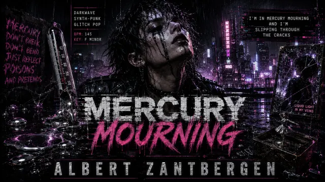 Cover van Mercury Mourning door Albert Zantbergen