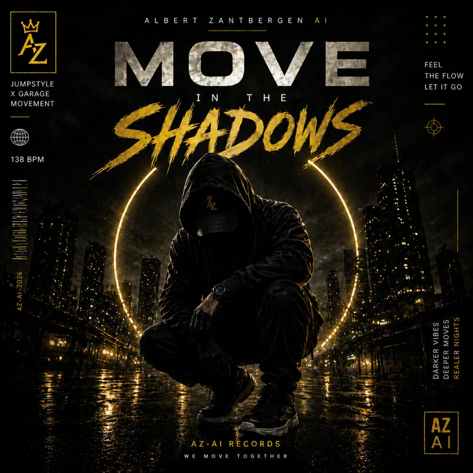 Cover van Move in Shadows door Albert Zantbergen
