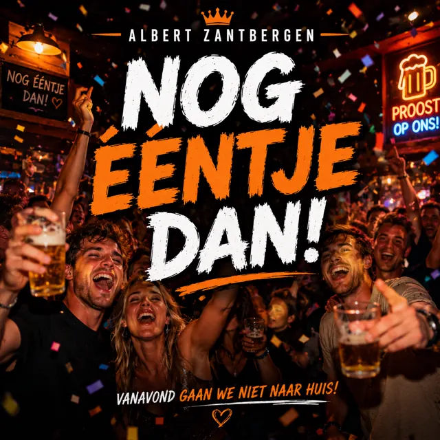 Cover van Nog Eentje Dan door Albert Zantbergen