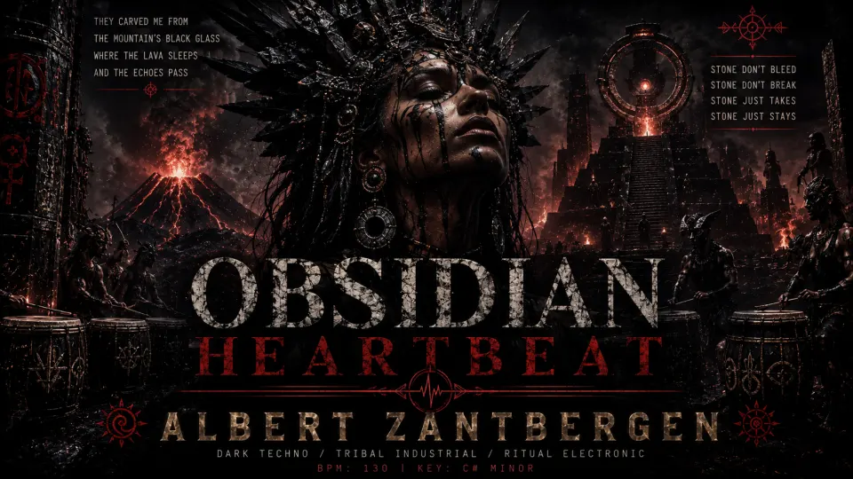 Cover von Obsidian Heartbeat von Albert Zantbergen
