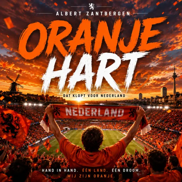 Cover van Oranje Hart door Albert Zantbergen