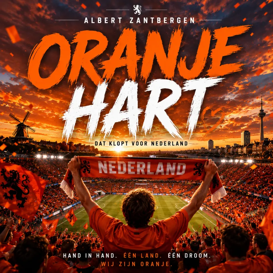 Cover van Oranje Hart door Albert Zantbergen
