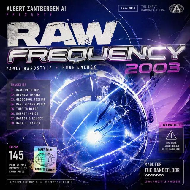 Cover for Raw Frequency by Albert Zantbergen