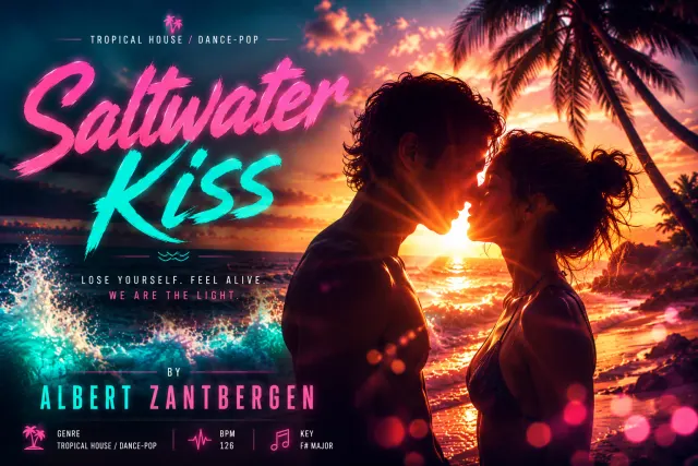 Cover for Saltwater Kiss by Albert Zantbergen