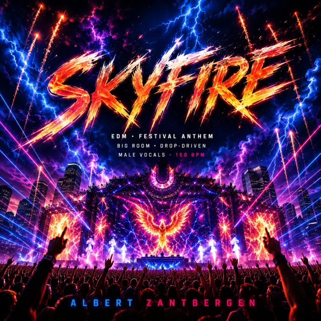 Cover van Skyfire door Albert Zantbergen