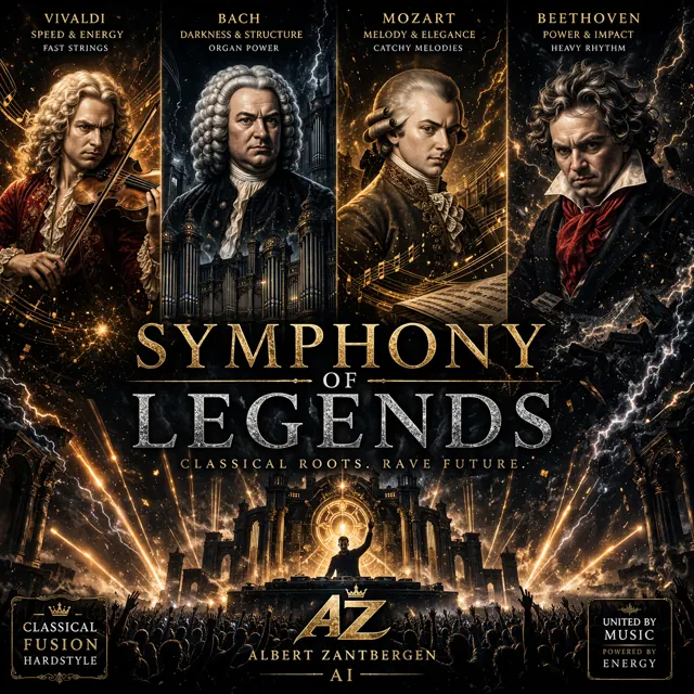 Cover for Symphony of Legends by Albert Zantbergen
