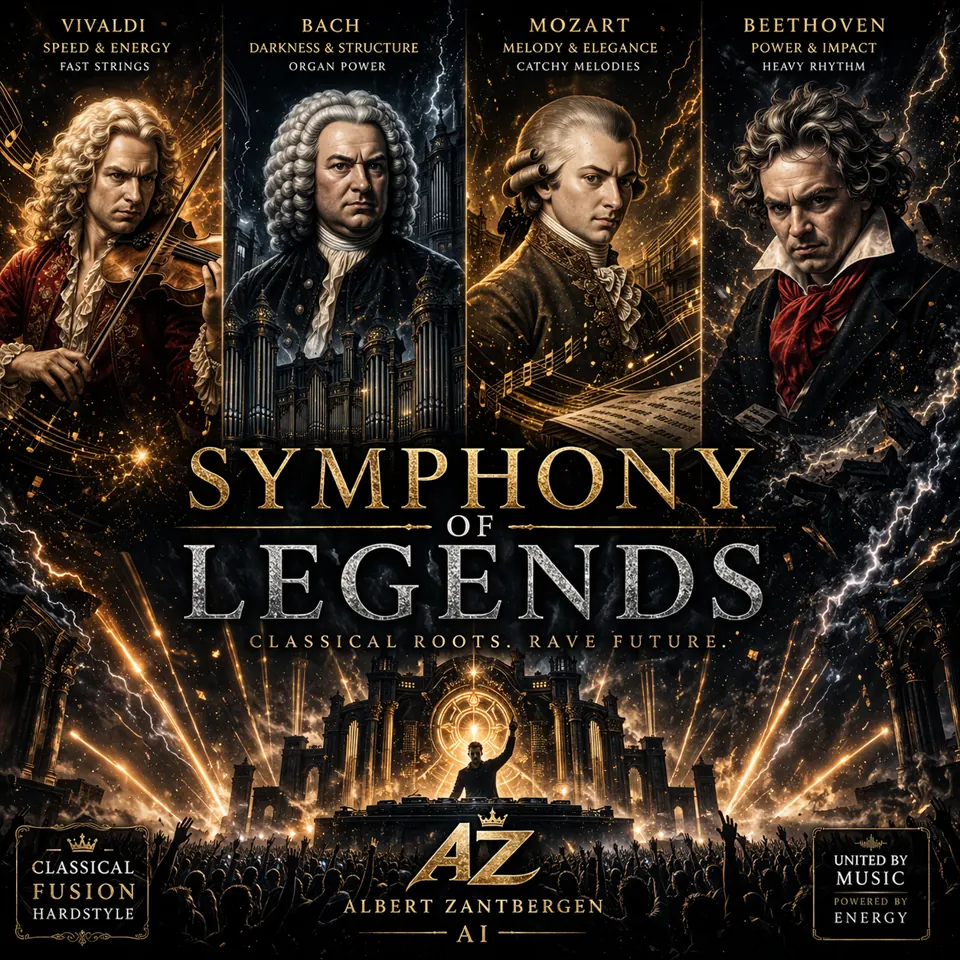 Cover van Symphony of Legends door Albert Zantbergen