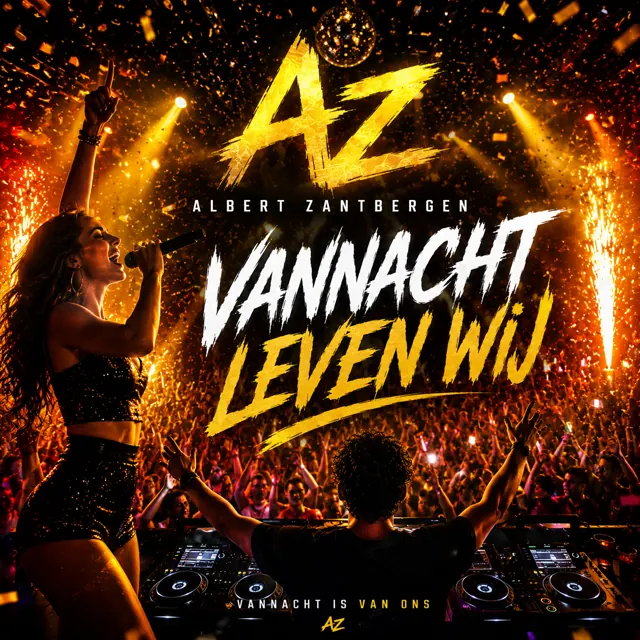 Cover for Vannacht Leven Wij by Albert Zantbergen