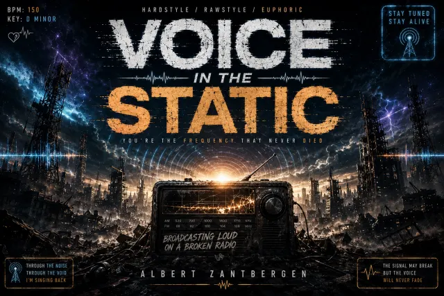 Cover for Voice in the Static by Albert Zantbergen