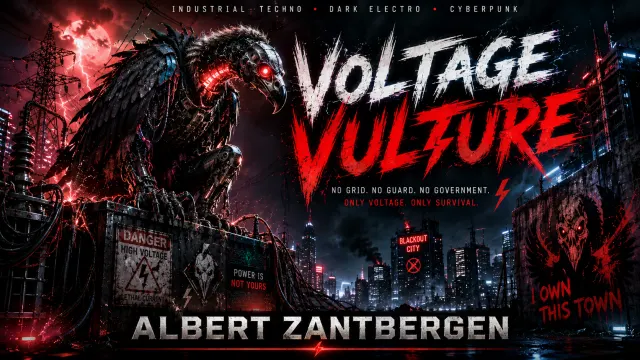 Cover van Voltage Vulture door Albert Zantbergen