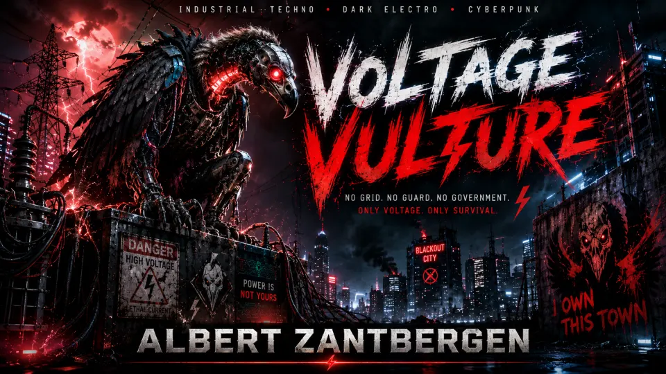 Cover van Voltage Vulture door Albert Zantbergen
