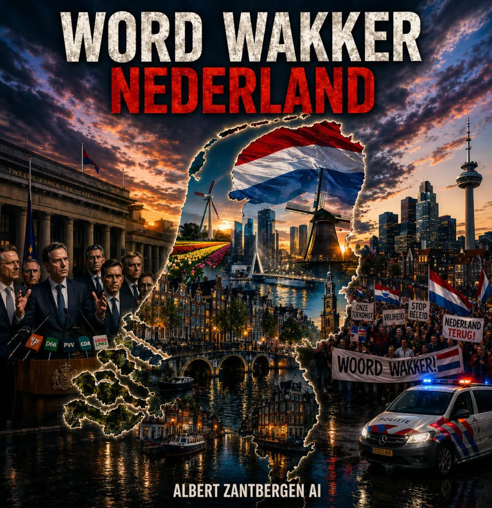 Cover van Word Wakker Nederland door Albert Zantbergen